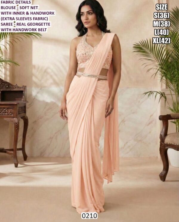 Trending Style New Fancy Ready To Wear Soft Net Party Sarees For Women