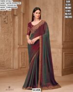 Make Dazzling And Alluring Look In Parties With Our Collection Of Double Shaded Satin Georgette Sarees