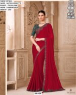 Make Dazzling And Alluring Look In Parties With Our Collection Of Double Shaded Satin Georgette Sarees