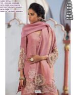 Pink Petal Crushed Shimmer Hand Work Short Kurta With Plazo And Dupatta - Festive Wear