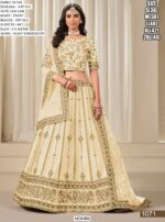 Graceful Blush Pink And Beige Colour Art Silk Embroidered Lehenga Choli For Your Weddings