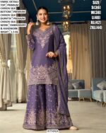 Luxury You Can Feel! Premium Chinon Silk Salwar Kameez Suits With Beautiful Work Detailing