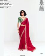 Our Latest Saree Catalogue Is Crafted In Premium Fancy Fabric, Enriched With Sequins, Dhaga And Embroidery