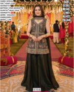 Heavily Embroidery Worked Wedding Style Pakistani Suits In Heavy Star Georgette