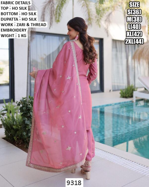 Make You Feel Effortlessly Graceful With Our Latest Ho Silk Embroidered Salwar Suit Sets