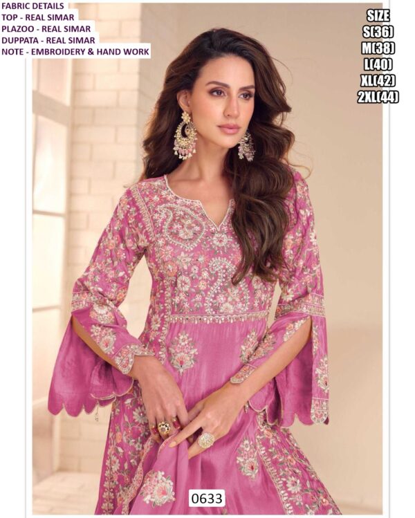 Real Simar Designer Salwar Suit With Heavy Embroidery And Hand Work – Premium Wedding Wear Collection