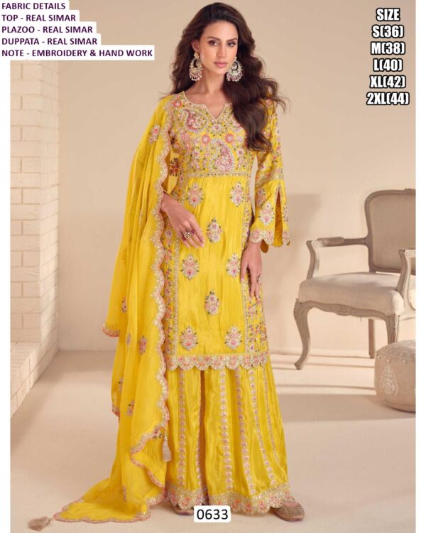 Real Simar Designer Salwar Suit With Heavy Embroidery And Hand Work – Premium Wedding Wear Collection