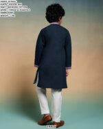 Kid's Special New Collection, Viscose Silk Multi Colour Thread Work Kurta And Pajama Sets