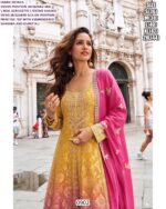 Festive Shaded Viscose Position Jacquard Silk With Refined Embroidery Sharara Suit And Matching Dupatta