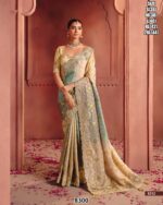 Pure Smooth Zari Silk Weaving, Heavy Sequins Embroidery Work Sarees With Classic Colour Combination