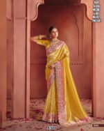 Pure Smooth Zari Silk Weaving, Heavy Sequins Embroidery Work Sarees With Classic Colour Combination