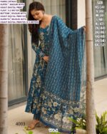 Women's Festival Wear Readymade Muslin Anarkali Suits Collection Crafted Digital Print All Over