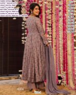 Women's Festival Wear Readymade Muslin Anarkali Suits Collection Crafted Digital Print All Over