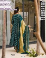 Women's Festival Wear Readymade Muslin Anarkali Suits Collection Crafted Digital Print All Over