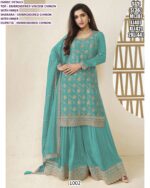 Our Classic And Embellished Viscose Chinon Salwar Kameez (Plazo Suit) Collection 2026
