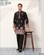 Make Every Celebration Unforgettable In This Embroidered Viscose Silk Men’s Kurtas (Only)