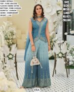 Exclusive Designer Look Pure Viscose Embroidered Readymade Stylish Salwar Suits