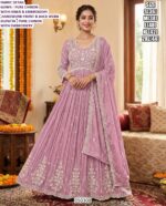 Women's Premium Embroidery Kurti Set Or Gown With Matching Dupatta