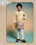 Boys Designer Embroidered Kurta Pajama Set