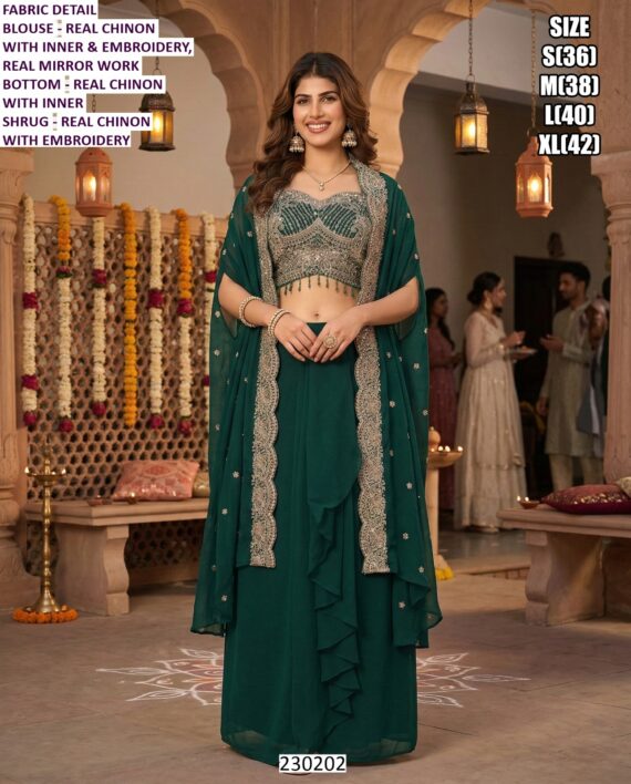 Elegant Fandy Silk Kurti Set with Dupatta | Premium Festive & Party Wear Ethnic Suit for Women