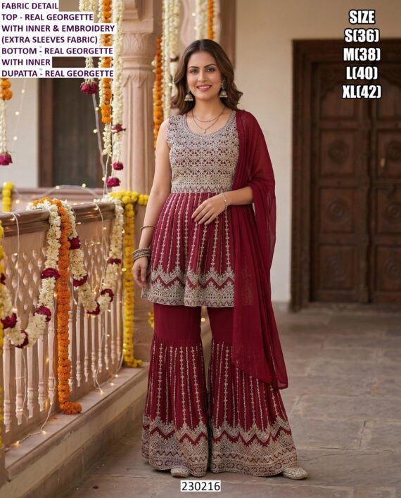 Women's Stylist Indo-Western & Sharara Pair Ethnic Wear Collection