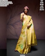 Premium Handloom Silk Saree With Weaving Work