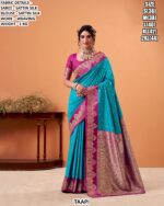 Satin Silk Saree With Rich Weaving Work