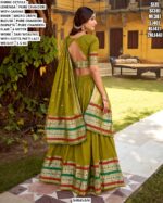 legant Pure Chanderi Lehenga Set With Zari Weaving