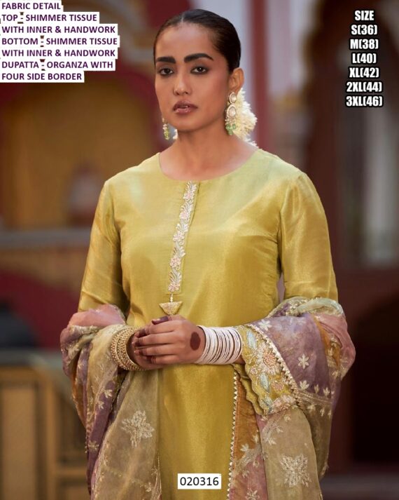 Women's Handwork Kurti Pant Set & Real Georgette Sharara Pair