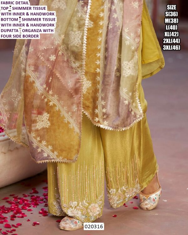 Women's Handwork Kurti Pant Set & Real Georgette Sharara Pair