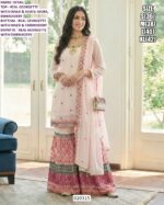 Women's Handwork Kurti Pant Set & Real Georgette Sharara Pair