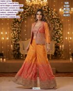 Designer Chinon Silk & Georgette Party Wear Suit Set for Women