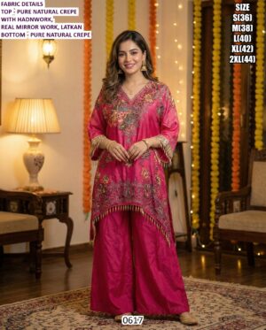 Premium Ethnic Kurti Set for Women | Mirror Work & Embroidered Festive Collection