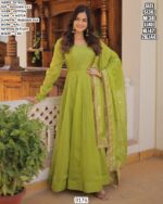 Heavy Flair Festive Wear Gown Style Ethnic Dress