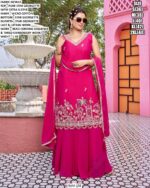 Daily Wear Rayon Kurti & Designer Georgette Suit Set