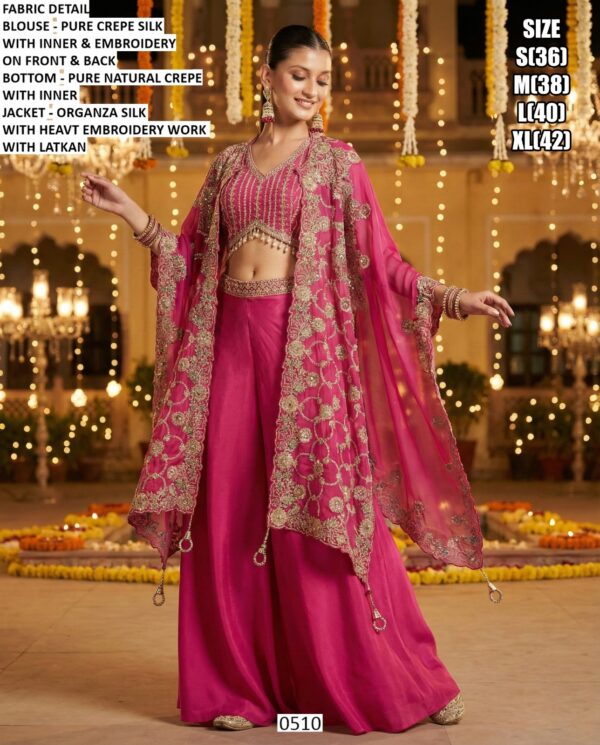 Designer Ethnic Palazzo Set Collection | Premium Festive Wear Wholesale Collection