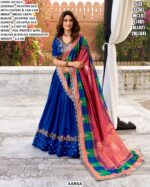 Designer Vichitra Silk Lehenga Choli