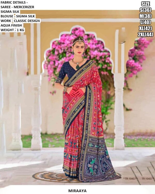 Mercerizer Sigma Silk Saree | Classic Traditional Designer Saree