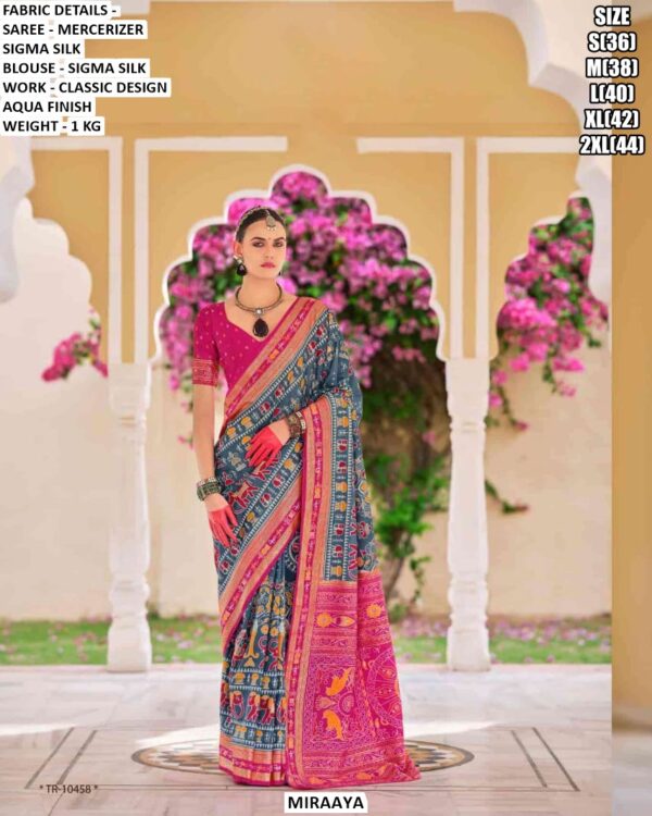 Mercerizer Sigma Silk Saree | Classic Traditional Designer Saree