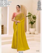 Modern Ethnic Saree with Blouse | Premium Wedding Wear Saree