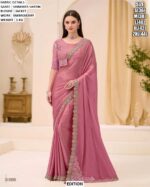 Modern Ethnic Saree with Blouse | Premium Wedding Wear Saree