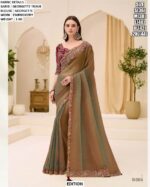 Modern Ethnic Saree with Blouse | Premium Wedding Wear Saree