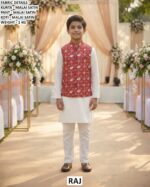 Mens Or Kids Ethnic Wear Kurta Pajama with Jacket