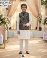 Mens Or Kids Ethnic Wear Kurta Pajama with Jacket