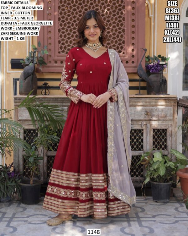 Designer Festive Gown & Suit Collection | Faux Blooming, Rayon & Party Wear Ethnic