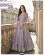 Heavy Chinon Silk Gown ✨ Premium Wedding Wear Designer Collection