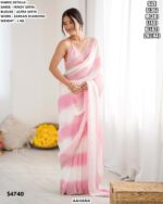 Fendy Satin Saree for Women | Zarkan Diamond Work Party Wear Sareeš»