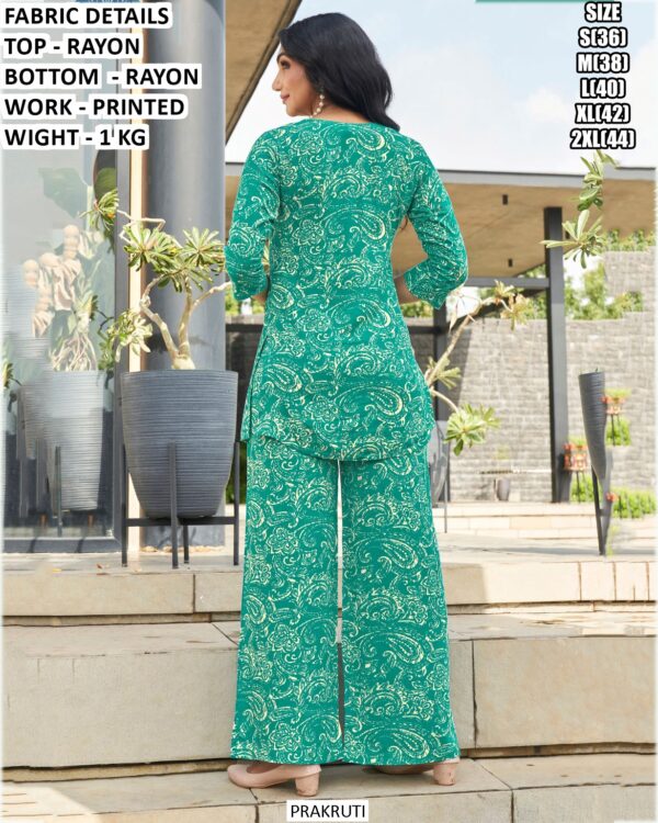 Floral Printed Rayon Co-Ord Set for Women | Stylish Daily Wear Outfit❤️