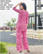 Floral Printed Rayon Co-Ord Set for Women | Stylish Daily Wear Outfit❤️