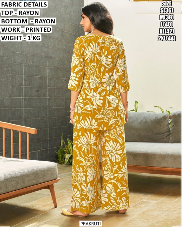 Floral Printed Rayon Co-Ord Set for Women | Stylish Daily Wear Outfit❤️
